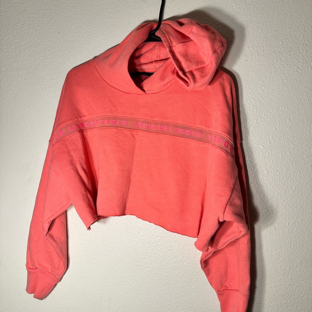 Under Armour Sweatshirt Hoodie
Women's xs Long Sleeve Loose Embosh
Logo Pink - Picture 1 of 8